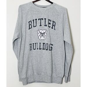 Butler Bulldogs Sweatshirt Men's Large Gray Logo‎ Butler University NCAA college
